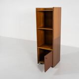 Mid-Century Modern Artona shelf by Afra & Tobia Scarpa for Maxalto, Wood and Leather, 1970s