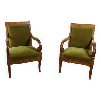 Restoration armchairs with crosses