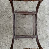 Curule stool without seat