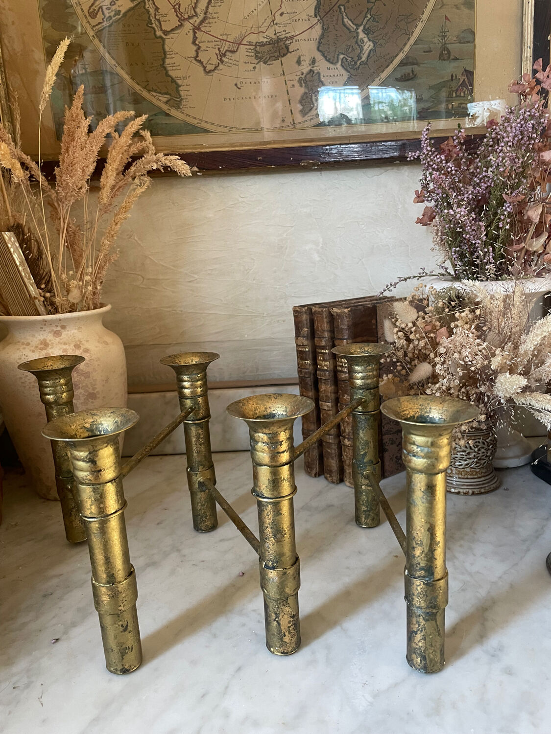 Vintage articulated chandelier