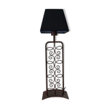 Wrought iron lamp 1980