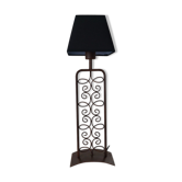 Wrought iron lamp 1980