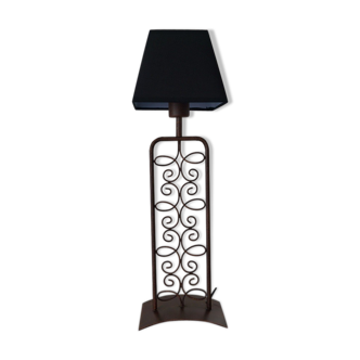 Wrought iron lamp 1980