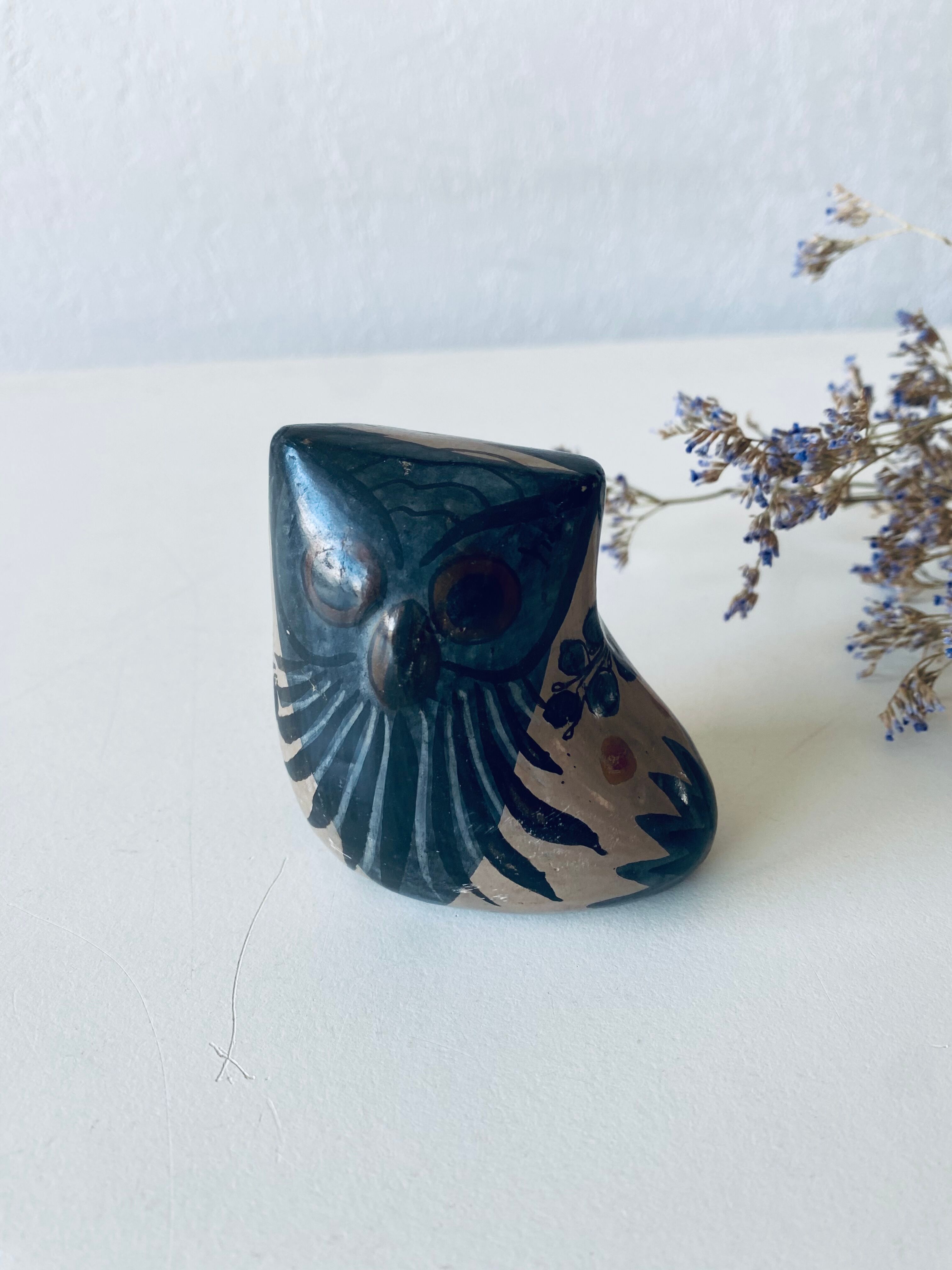 Owl Mexican folk art from Tonala