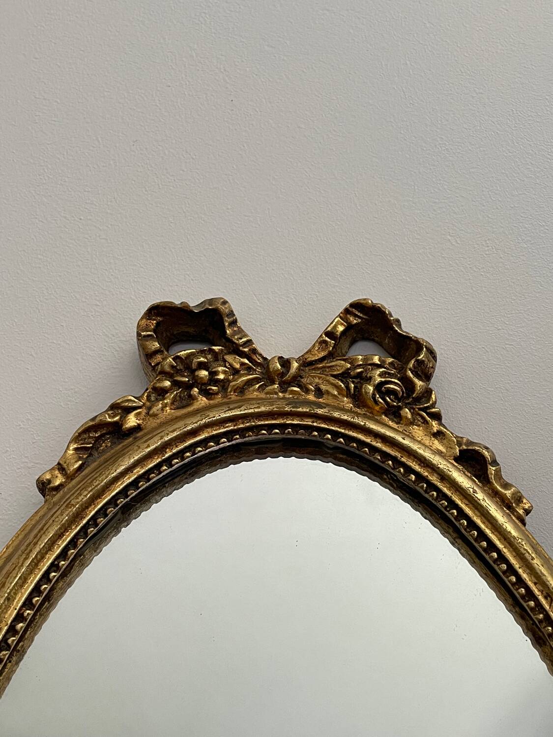 Vintage gold mirror