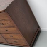 Large Art Deco Dutch Oak Apothecary / Filing Cabinet or Sideboard, 1930s