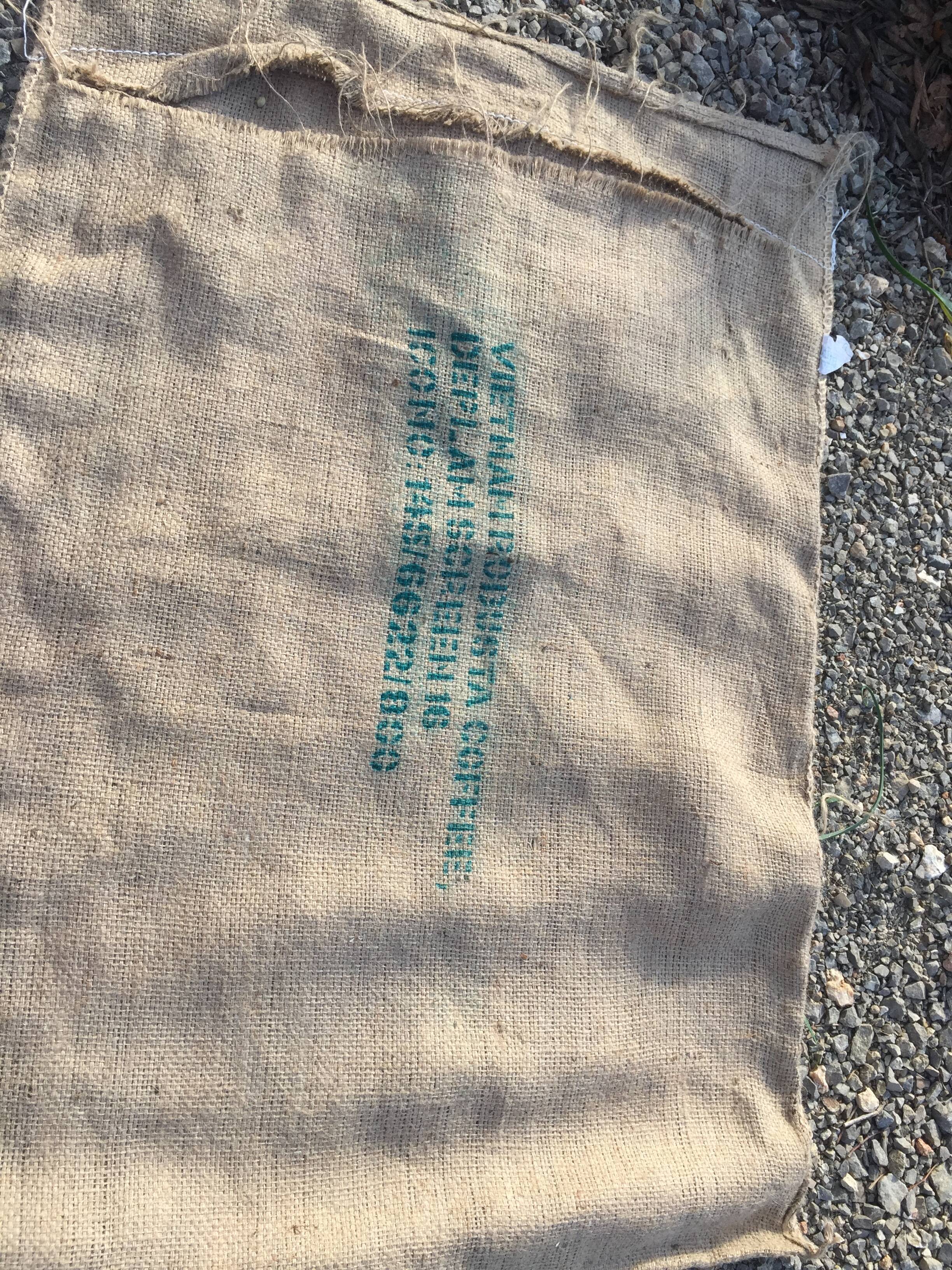 Lot of jute bags