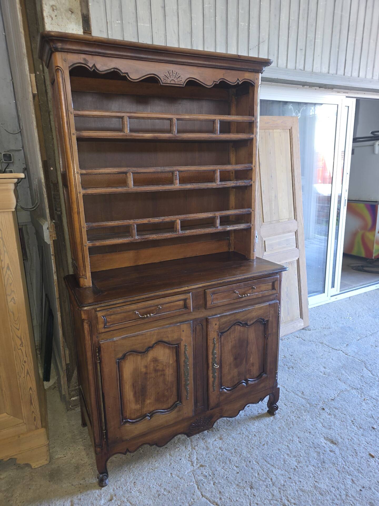Louis XV style sideboard in cherry wood