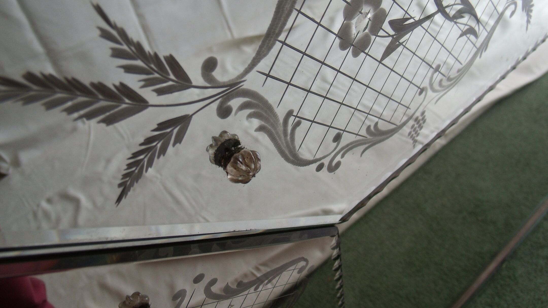 Very large Venetian mirror 180x100cm