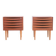 Danish design teak chests of drawers