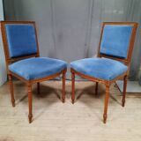 Paire de chaise style louis XVI