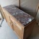Art Deco wooden and marble buffet