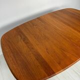 Table de salle à manger extensible en teck Juul Kristensen, design danois vintage des années 1970