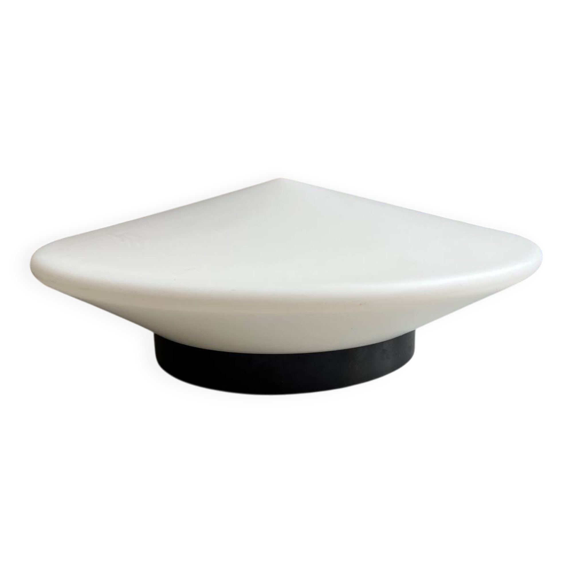 Large circular ceiling light Space Age