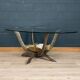 Rare 20thc french dining table by jacques duval brasseur, france c.1970