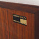 Rosewood bookcase, danish design, 1960s, manufactured by omann jun
