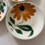 Suite de 3 assiettes vintage