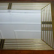 Handmade Gold Art Deco Style Wall Mirror by Lawson Glassworks