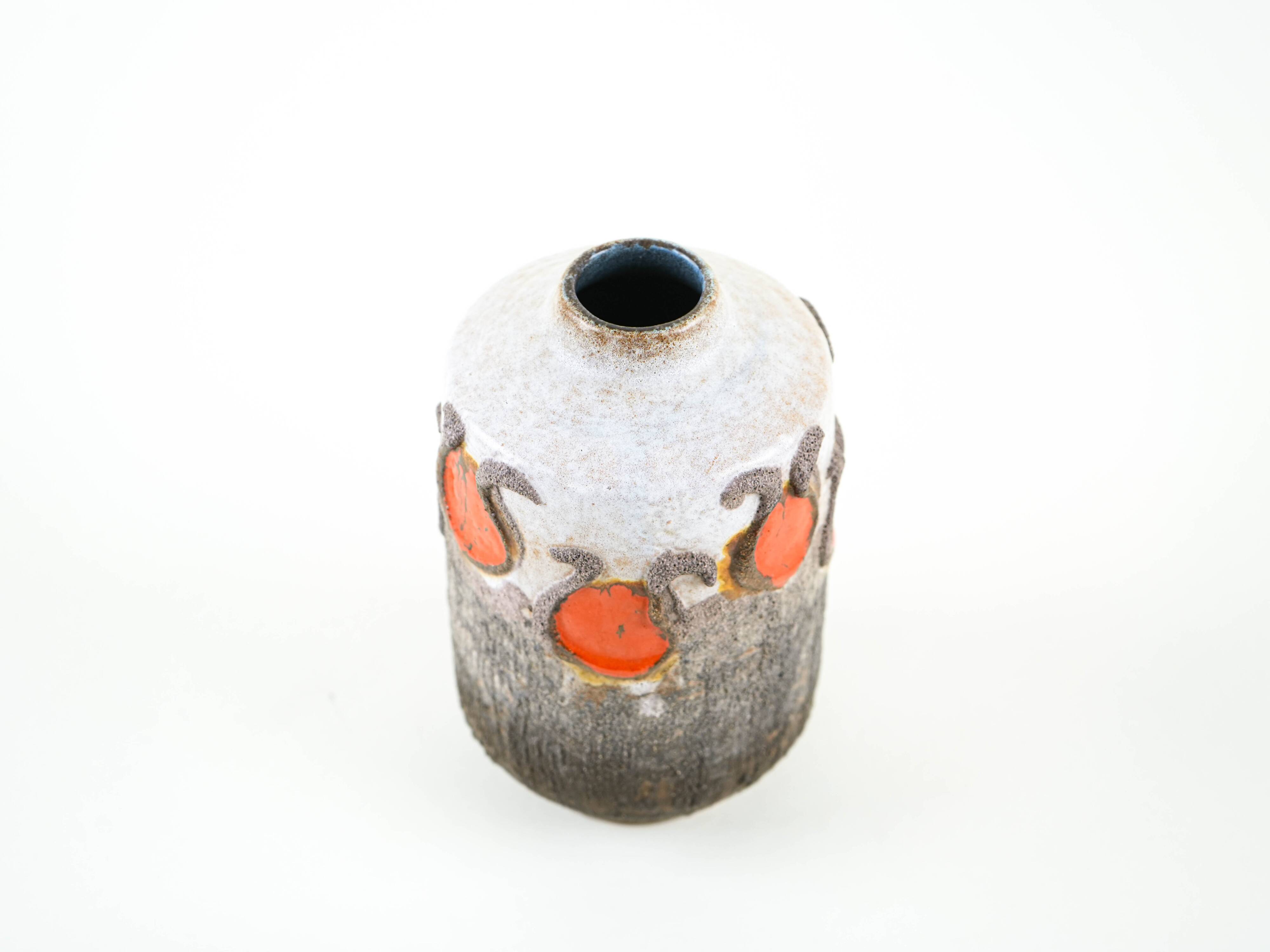 Ceramic vase, German design, 1960s, manufactured by Strehla
