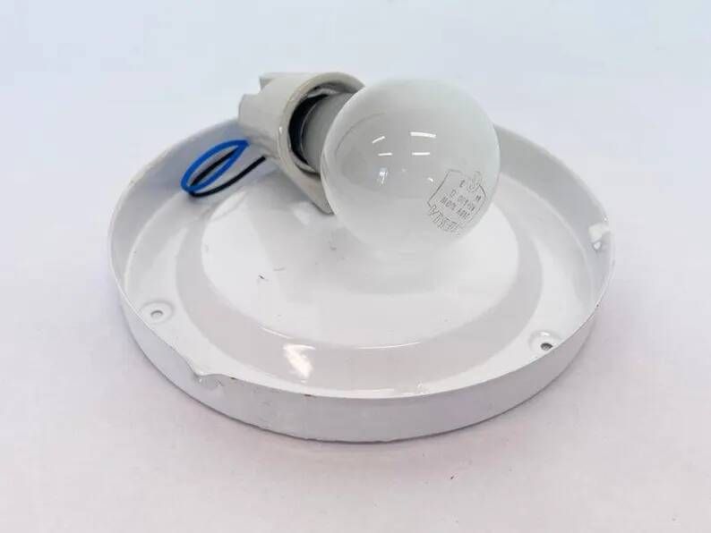 Design midcentury wall or ceiling lamp, flushmount, 1970s - 4 pieces available