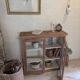 Renovated old wall display cabinet