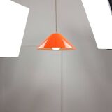 Mid-Century Orange Pendant Lamp from Guzzini, 1960s