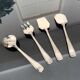 Cutlery for Mignardises in Silver Metal - Art Deco Argental Fork Spoon