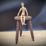 Tripod stool ball lined