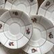 Lot de 9 tasses Prado Digoin et Sarreguemines