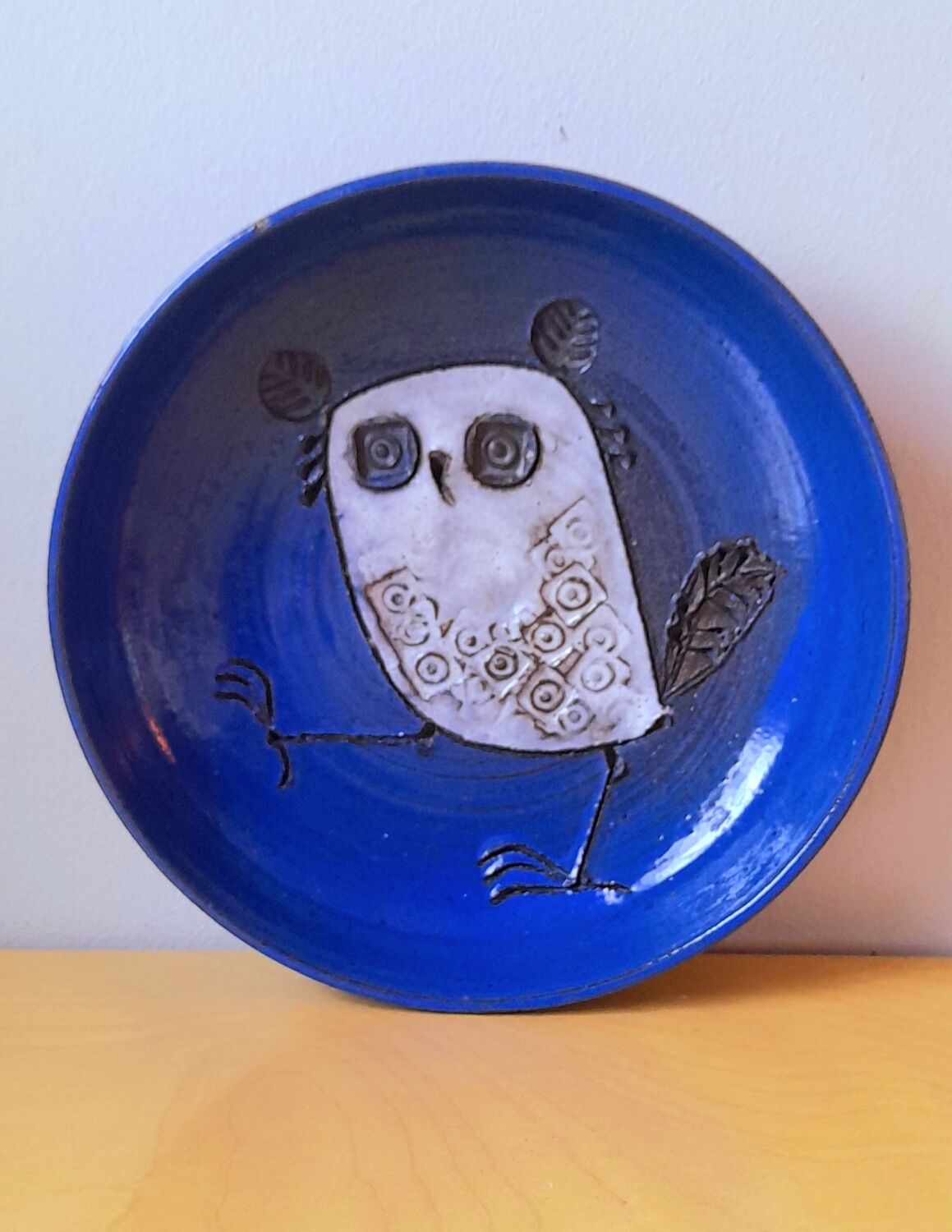 Empty owl ceramic pocket from Dour 60s