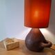 Lampe en terre cuite ancienne
