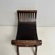 Vintage exotic curule seat