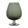 Smoked glass vase, cognac glass shape, c. 1970