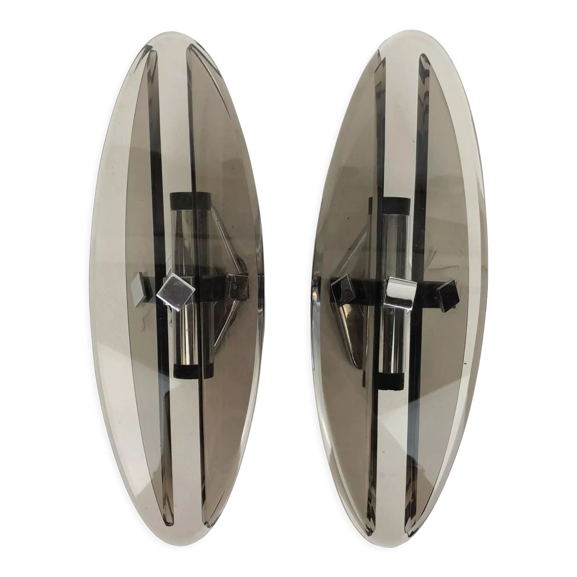 Pair of wall lamps from the 70, brand Veca