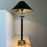 Vintage green and gold table lamp H60 D30
