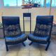Chauffeuse et ottoman vintage “Siesta Deluxe” par Ingmar Relling