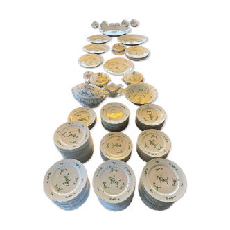 Antique table service BARBOT – DMotif Barbeau (bluebell)