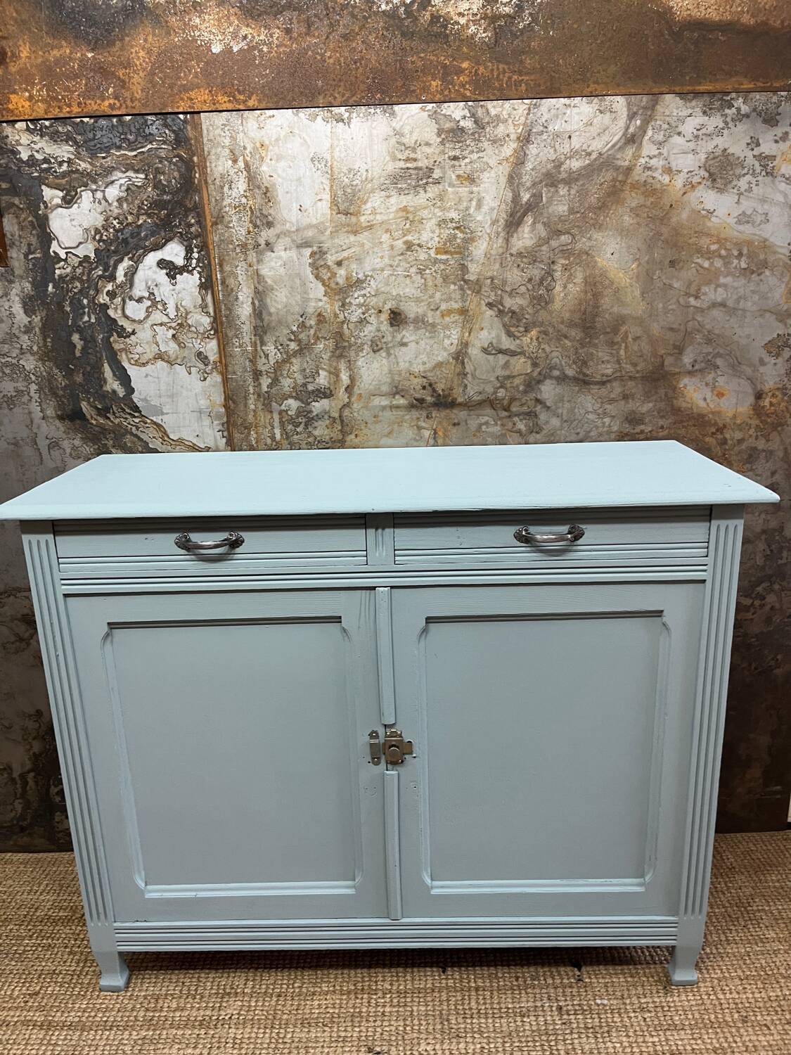 Waterfall blue Parisian sideboard
