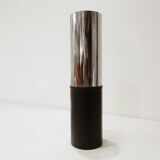 Steel and faux leather Cylinder Umbrella Stand - 1970s