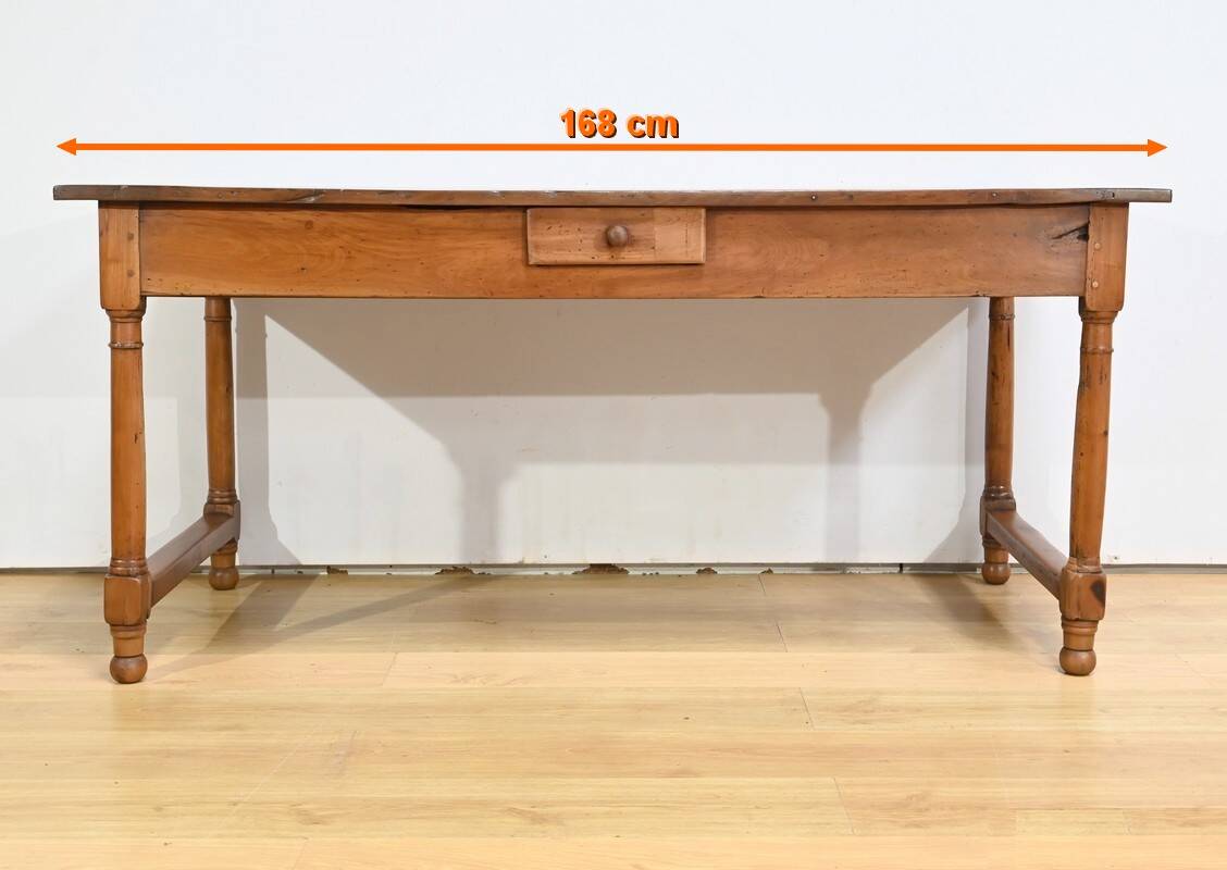 Property Farm Table in Cherry, Louis XIV style – Early 19th century