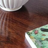 Low cabinet with compass feet, vintage oak