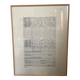 Rare Lithographie partition Repons signée Pierre Boulez encadrée