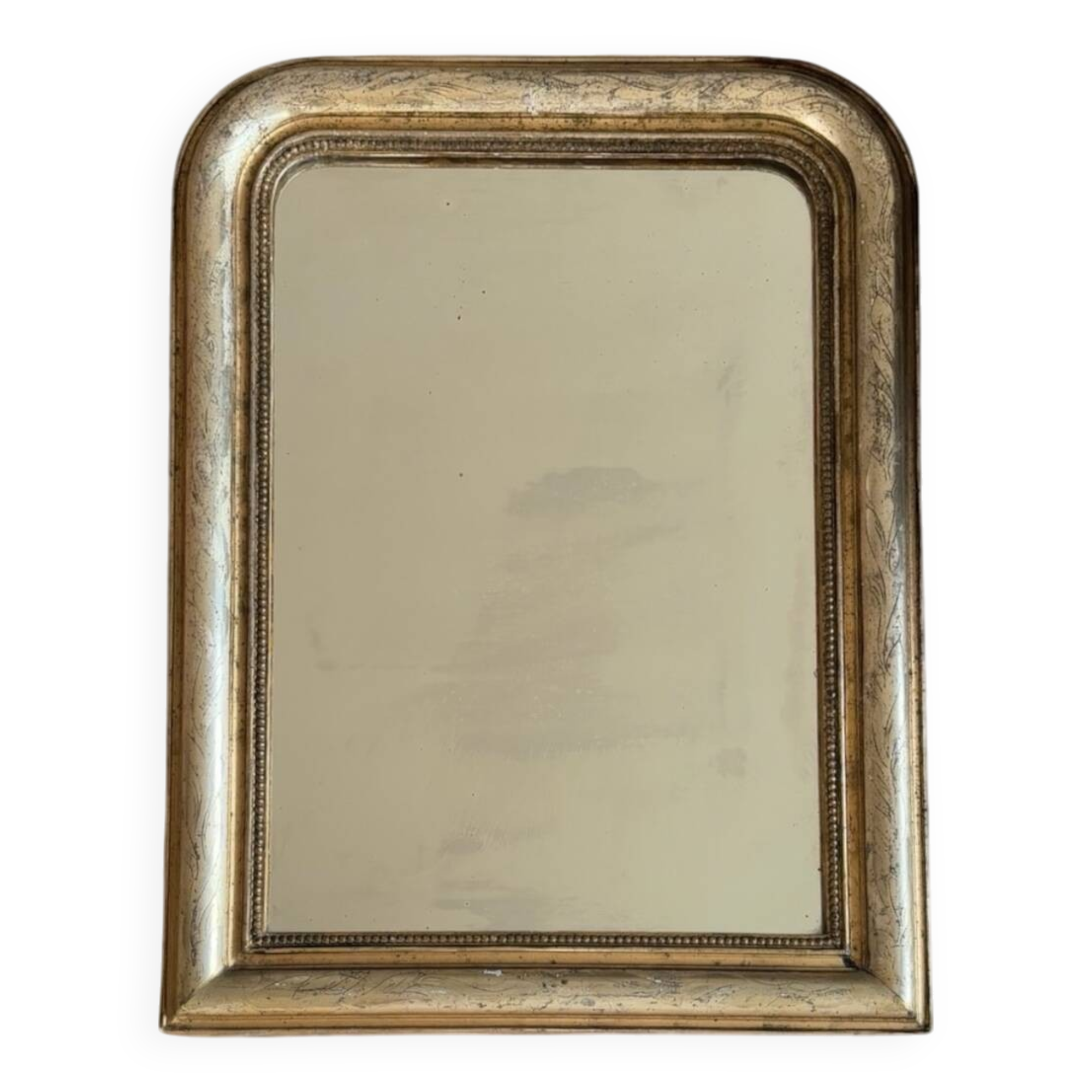 Louis Philippe mirror gilded with fine gold