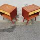 Pair of vintage bedsides 1 drawer