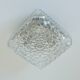 Vintage Wall Sconce / Bubble Glass / Mid Century Flush Mount Ceiling Light
