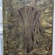 Large brutalist wall panel