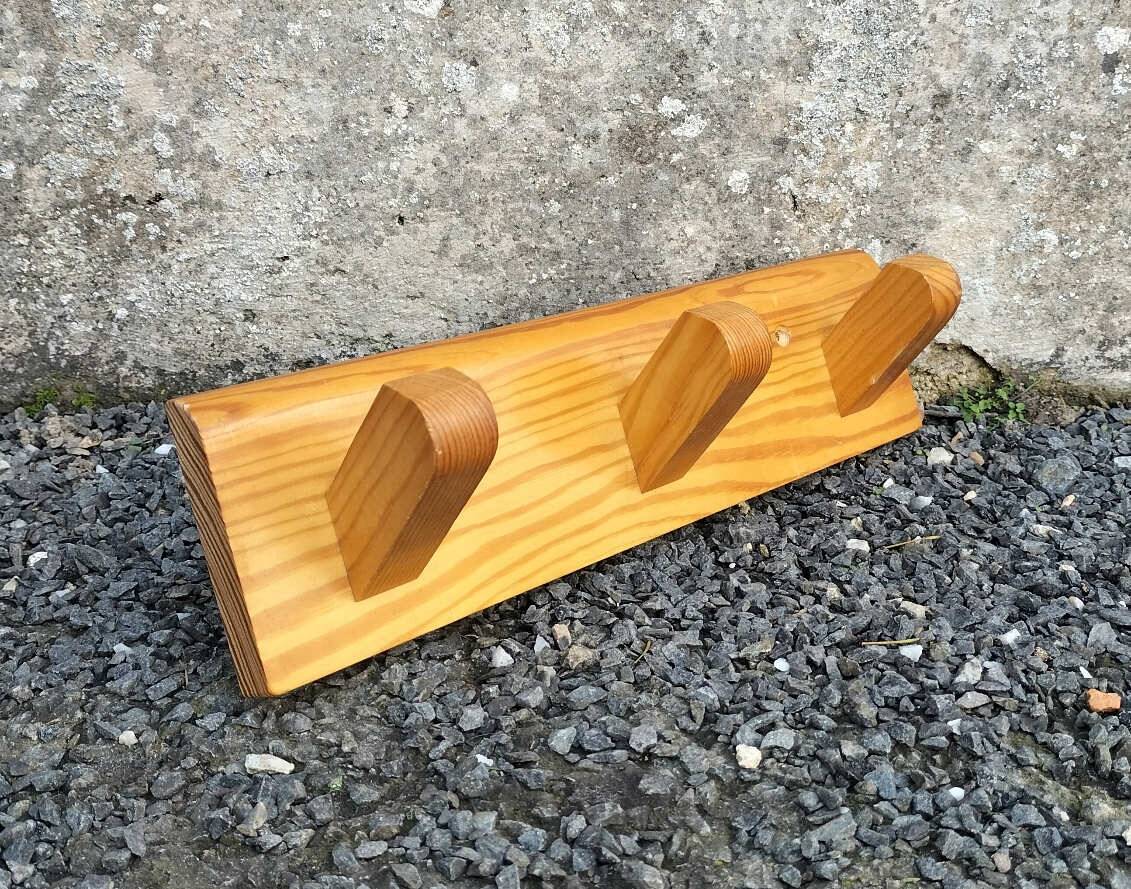 Patère vintage en bois