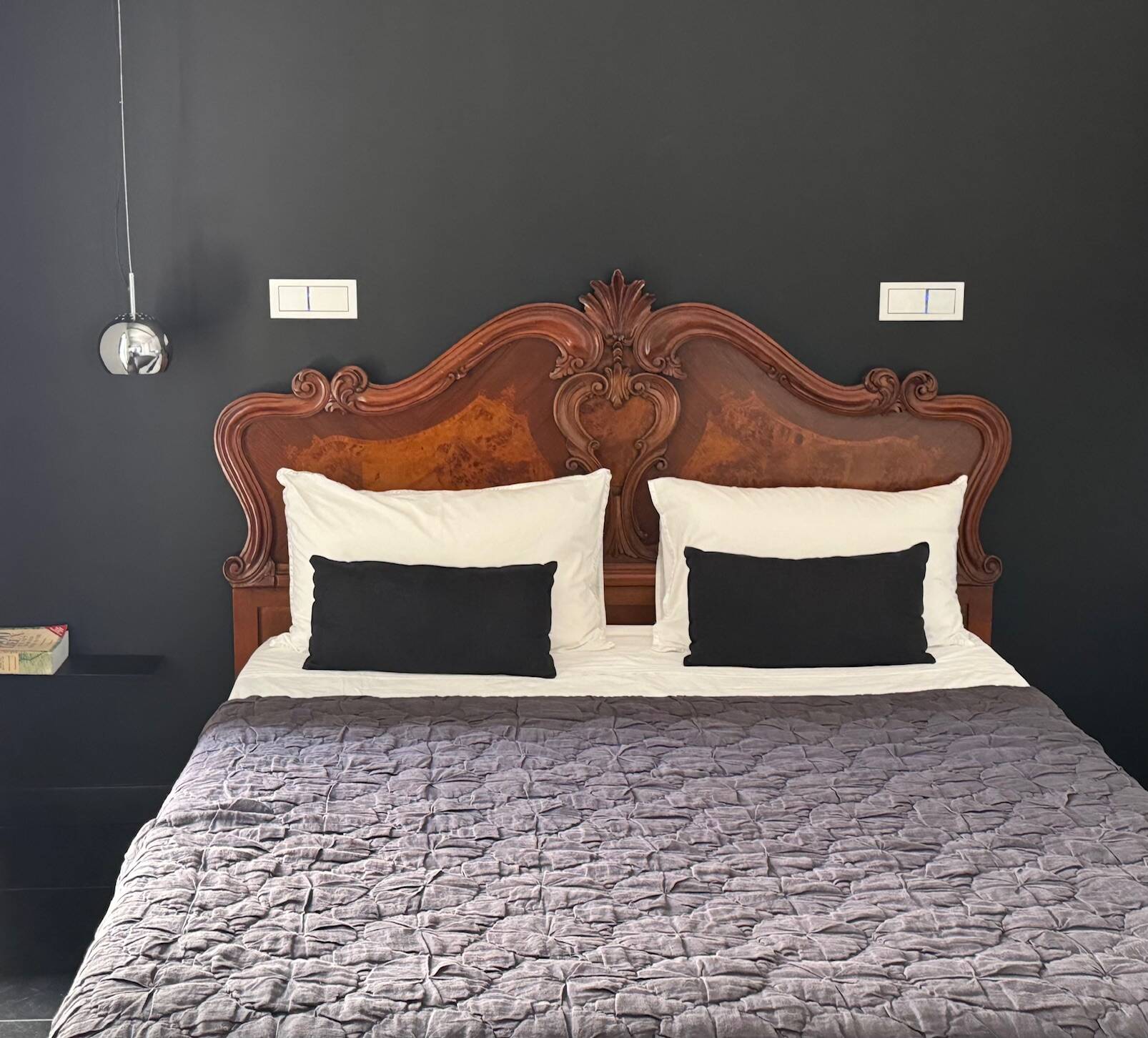 Antique headboard 160 cm