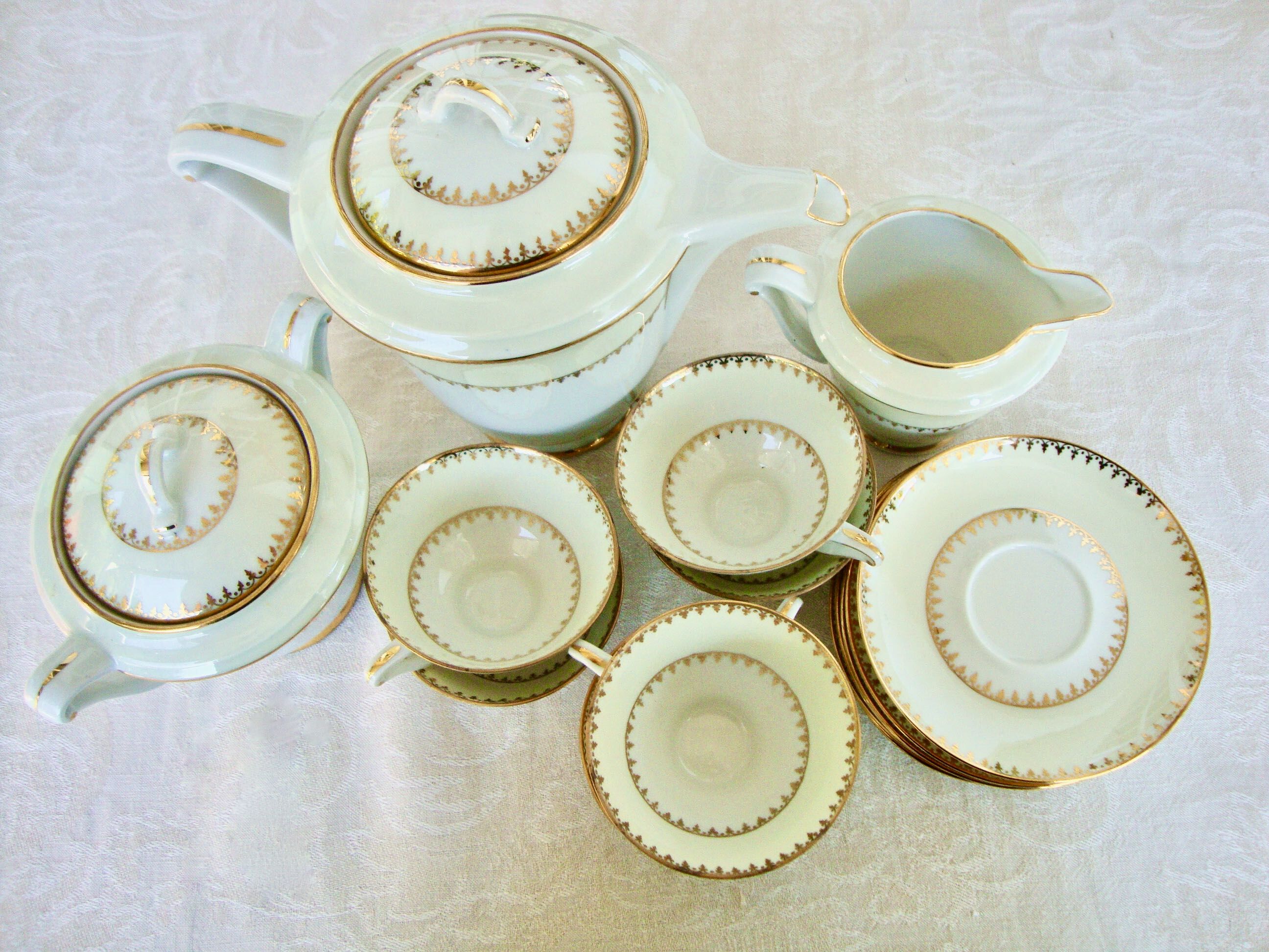 Coffee or porcelain tea service