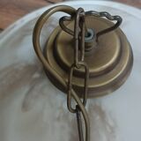 Art Deco style pendant light in marbled glass